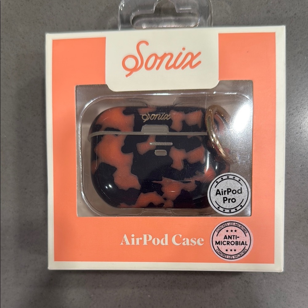Sonix AirPod Pro Case - Black and Orange